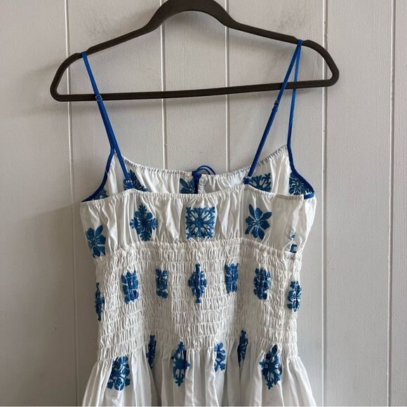 Ciao Lucia Barbara Floral Embroidery Dress in Sky - Picture 13 of 13